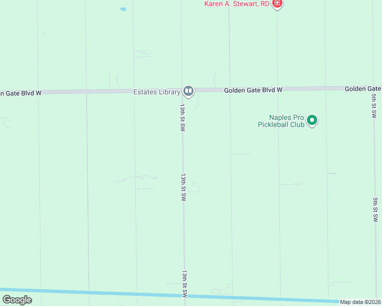 map of restaurants, bars, coffee shops, grocery stores, and more near 280 13th Street Southwest in Naples