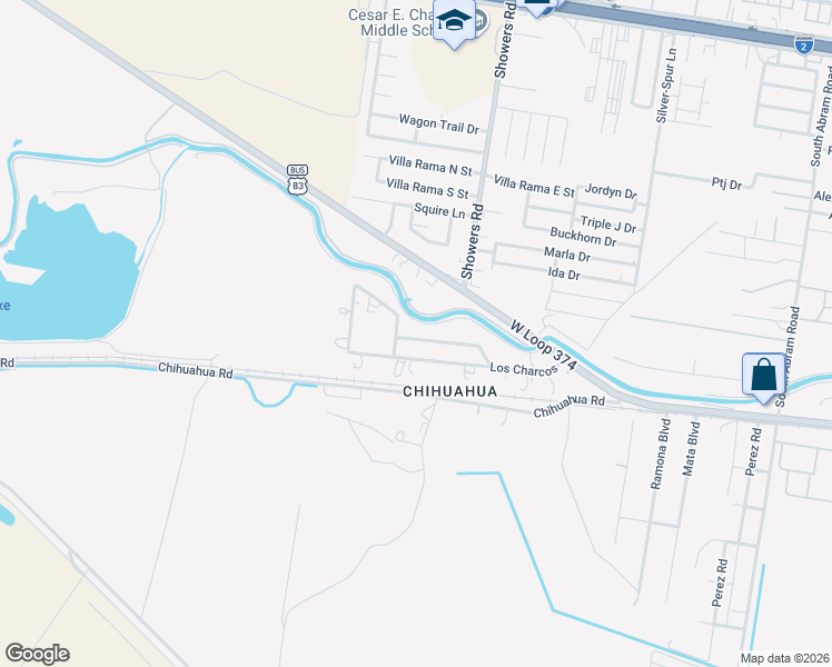 map of restaurants, bars, coffee shops, grocery stores, and more near 7710 Los Charcos in Mission