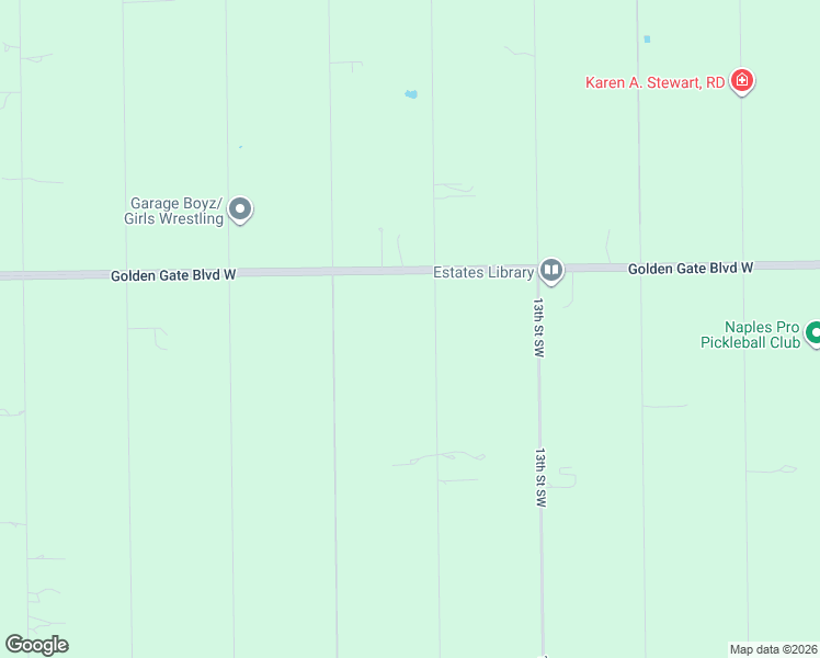 map of restaurants, bars, coffee shops, grocery stores, and more near 121 15th Street Northwest in Naples