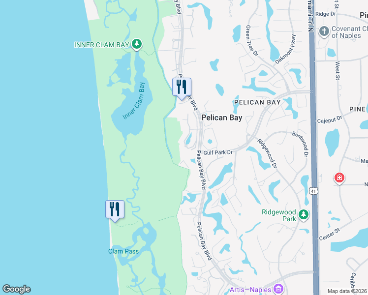 map of restaurants, bars, coffee shops, grocery stores, and more near 6555 Marissa Loop in Naples