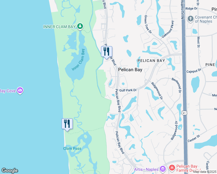 map of restaurants, bars, coffee shops, grocery stores, and more near 6573 Marissa Loop in Naples