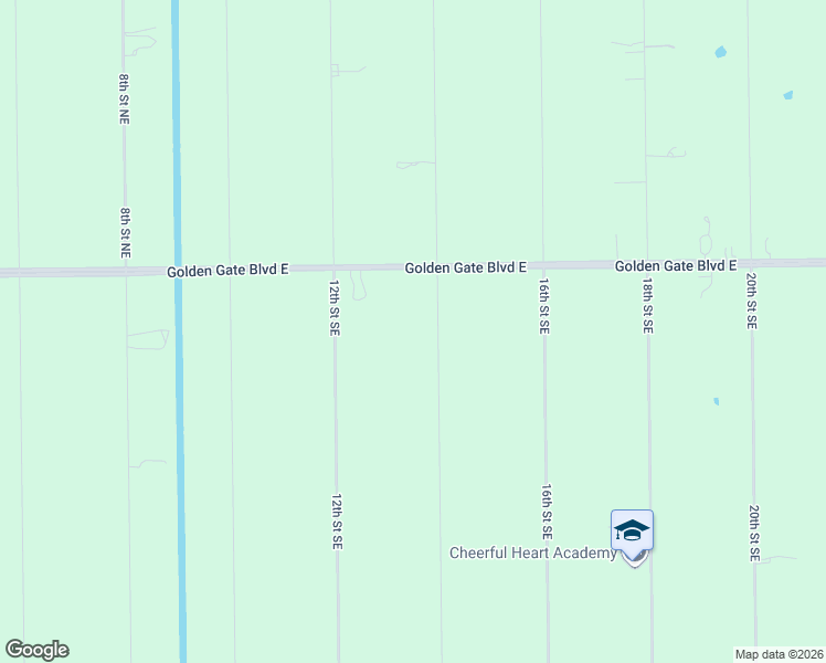 map of restaurants, bars, coffee shops, grocery stores, and more near 131 14th Street Southeast in Naples
