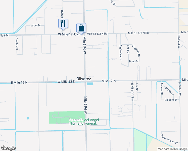map of restaurants, bars, coffee shops, grocery stores, and more near 7326 North 88 in Weslaco