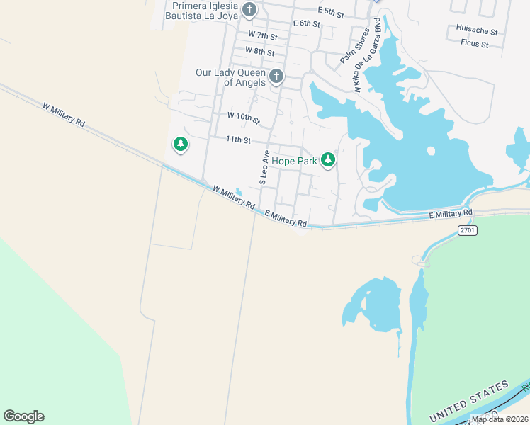 map of restaurants, bars, coffee shops, grocery stores, and more near 1317 Leo Avenue in La Joya