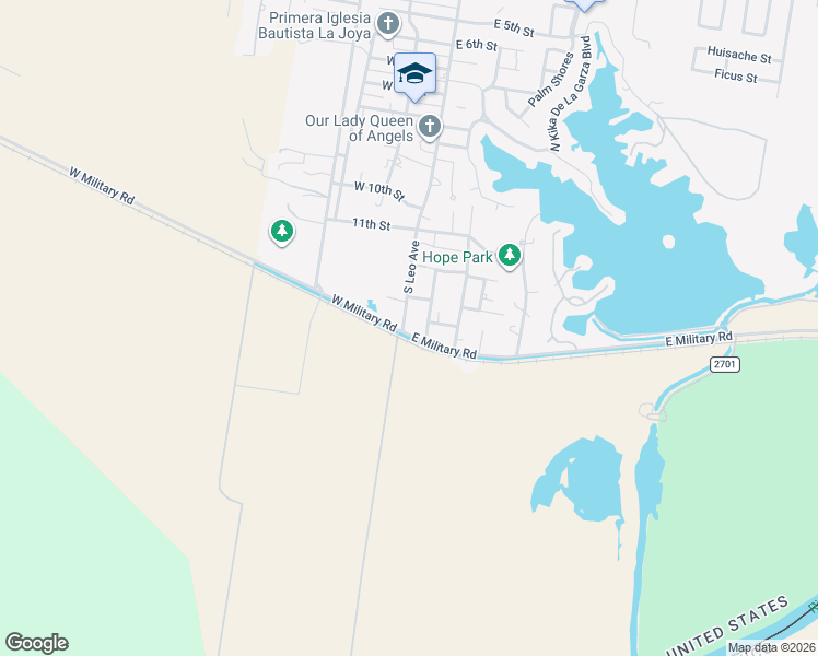 map of restaurants, bars, coffee shops, grocery stores, and more near 1317 Leo Avenue in La Joya