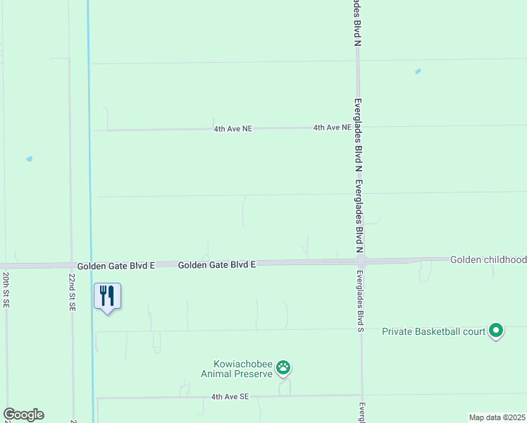 map of restaurants, bars, coffee shops, grocery stores, and more near 2810 2nd Ave NE in Naples