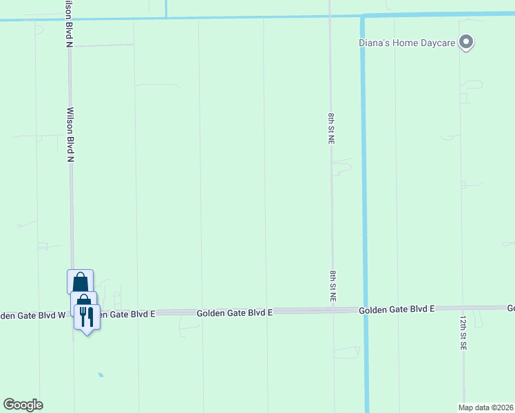 map of restaurants, bars, coffee shops, grocery stores, and more near 325 6th Street Northeast in Naples