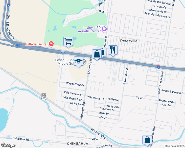 map of restaurants, bars, coffee shops, grocery stores, and more near 3717 Clavel Street in Palmview