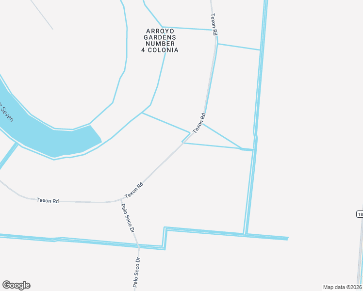 map of restaurants, bars, coffee shops, grocery stores, and more near 21944 Texon Road in Rio Hondo