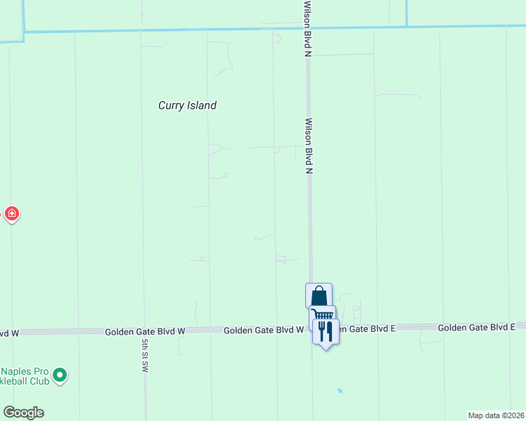 map of restaurants, bars, coffee shops, grocery stores, and more near 371 1st Street Northwest in Naples