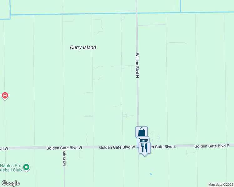 map of restaurants, bars, coffee shops, grocery stores, and more near 371 1st Street Northwest in Naples