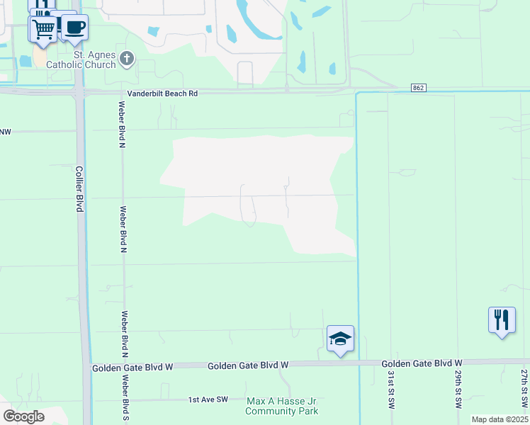 map of restaurants, bars, coffee shops, grocery stores, and more near 3480 5th Avenue Northwest in Naples