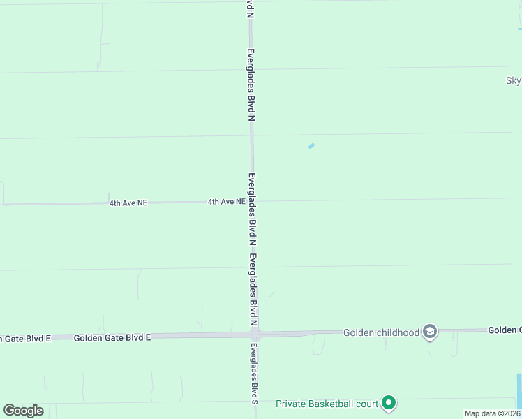 map of restaurants, bars, coffee shops, grocery stores, and more near 3011 4th Street Northeast in Naples