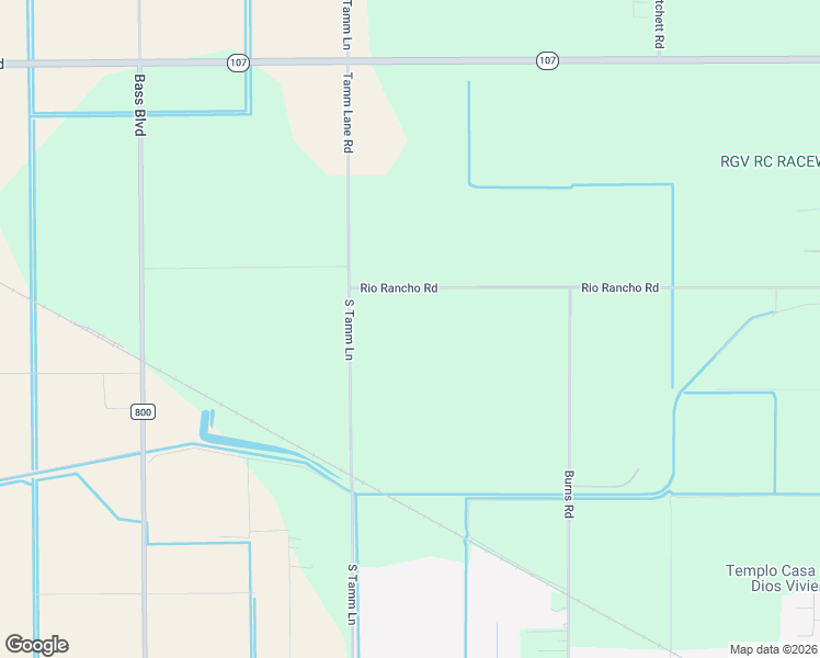 map of restaurants, bars, coffee shops, grocery stores, and more near 15362 Rio Rancho Road in Harlingen