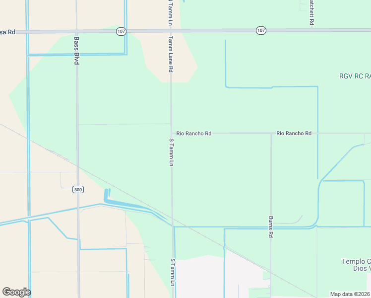 map of restaurants, bars, coffee shops, grocery stores, and more near 15362 Rio Rancho Road in Harlingen