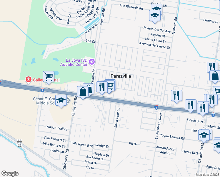 map of restaurants, bars, coffee shops, grocery stores, and more near 87 Carnation Street in Mission
