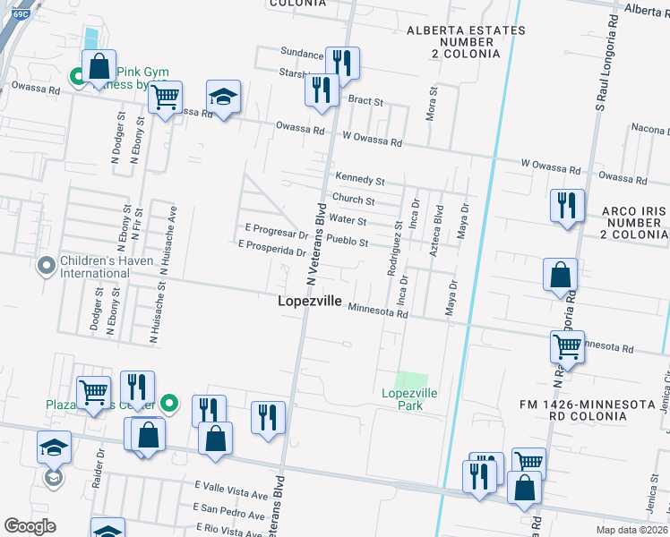 map of restaurants, bars, coffee shops, grocery stores, and more near 907 West Little Street in San Juan