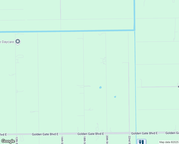 map of restaurants, bars, coffee shops, grocery stores, and more near 520 18th Street Northeast in Naples