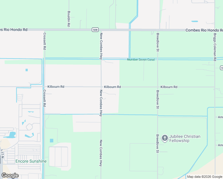 map of restaurants, bars, coffee shops, grocery stores, and more near 19901-19927 Kilbourn Road in Harlingen