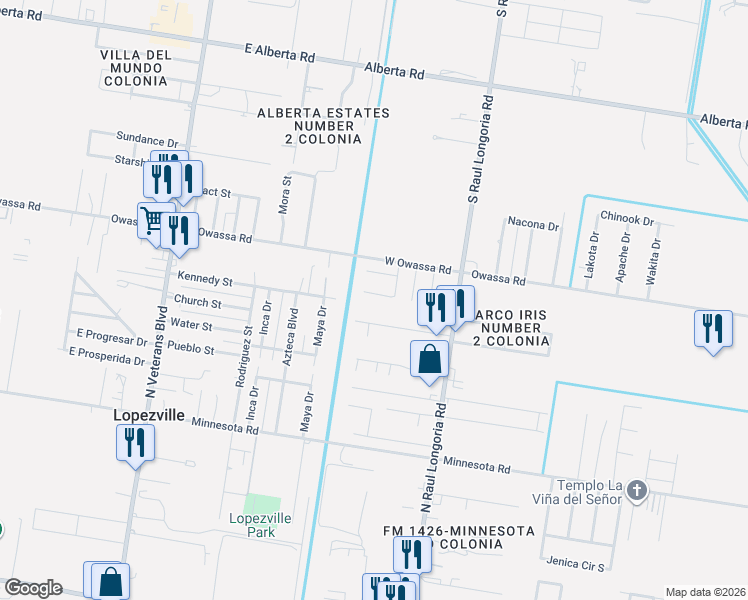 map of restaurants, bars, coffee shops, grocery stores, and more near 213 Plumeria Circle in San Juan