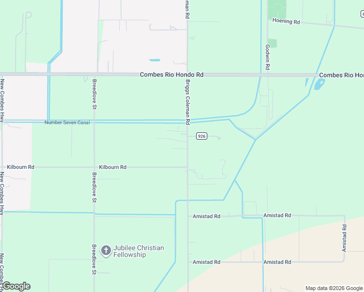 map of restaurants, bars, coffee shops, grocery stores, and more near 21840 Briggs Coleman Road in Harlingen