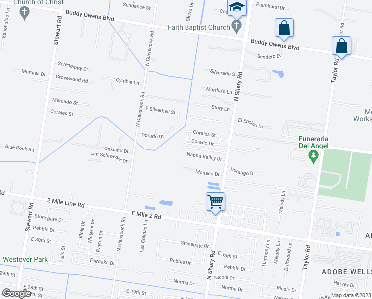 map of restaurants, bars, coffee shops, grocery stores, and more near 2203 Nappa Valley Drive in Mission