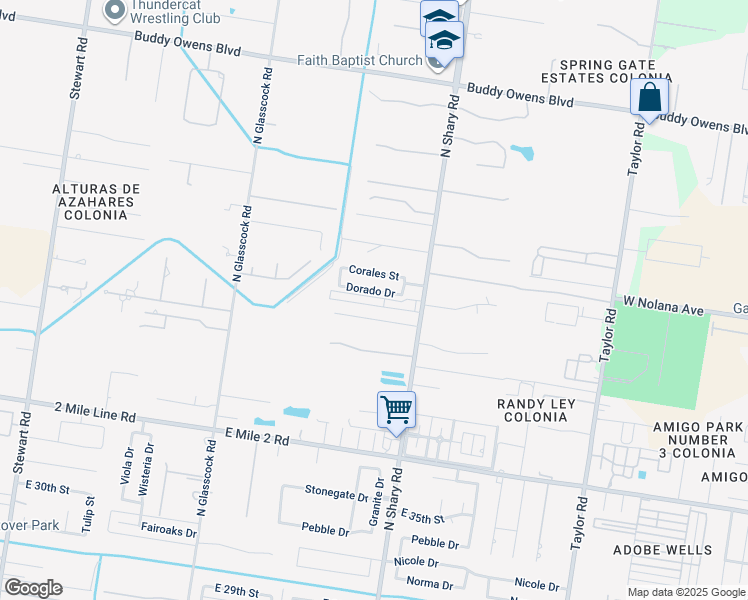 map of restaurants, bars, coffee shops, grocery stores, and more near 2305 Nappa Valley Drive in Mission