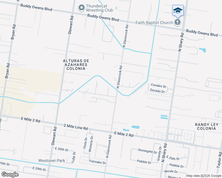 map of restaurants, bars, coffee shops, grocery stores, and more near 3306 Oak Ridge Lane in Mission