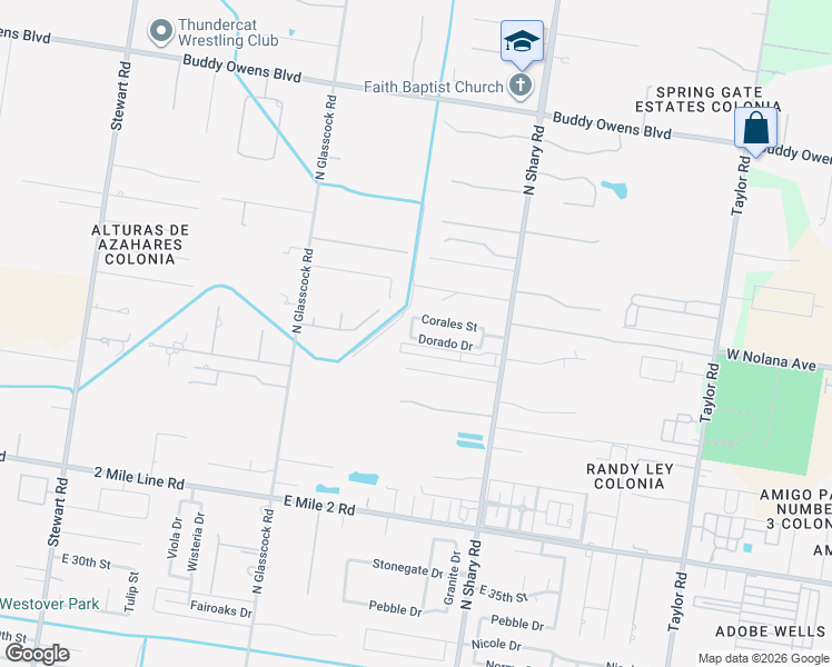 map of restaurants, bars, coffee shops, grocery stores, and more near 2218 Corales Street in Mission