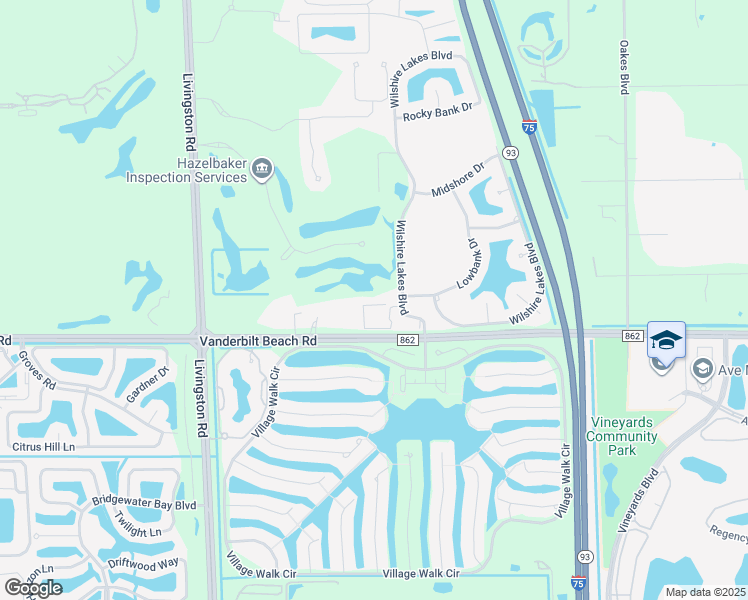 map of restaurants, bars, coffee shops, grocery stores, and more near 3785 Fieldstone Boulevard in Naples