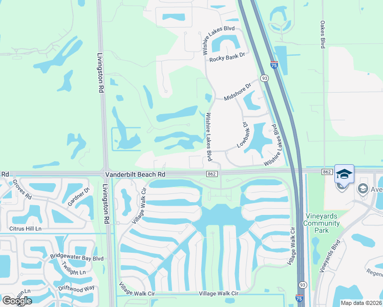 map of restaurants, bars, coffee shops, grocery stores, and more near 3765 Fieldstone Boulevard in Naples