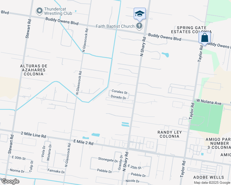 map of restaurants, bars, coffee shops, grocery stores, and more near 2218 Corales Street in Mission