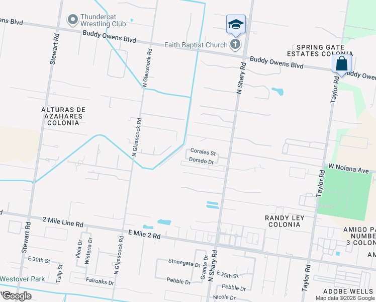 map of restaurants, bars, coffee shops, grocery stores, and more near 2218 Corales Street in Mission