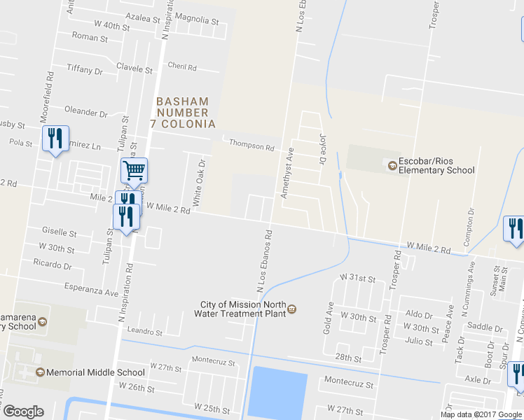 map of restaurants, bars, coffee shops, grocery stores, and more near 3206 Truman Street in Mission