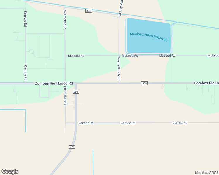 map of restaurants, bars, coffee shops, grocery stores, and more near 24908 Farm to Market Road 508 in Harlingen