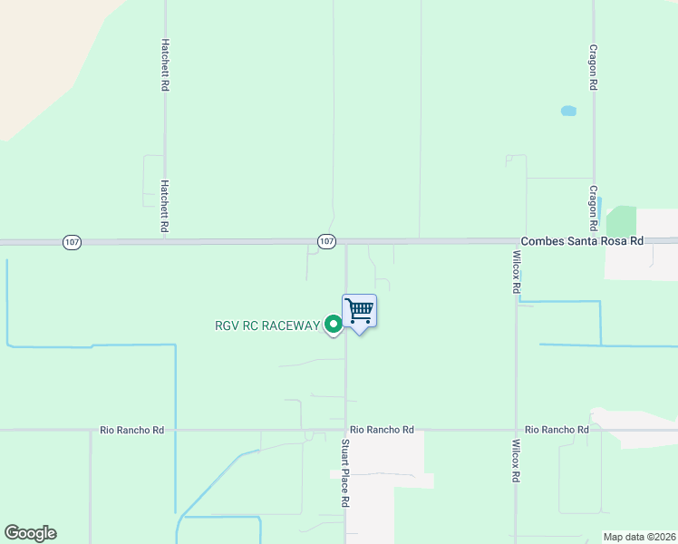 map of restaurants, bars, coffee shops, grocery stores, and more near 21470 Stuart Place Road in Harlingen