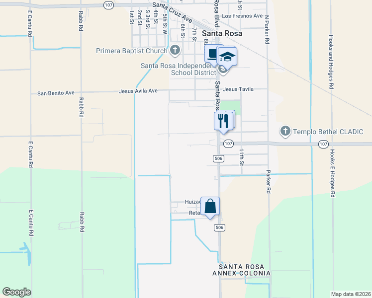 map of restaurants, bars, coffee shops, grocery stores, and more near 12136 West Alberto Anzaldua Avenue in Santa Rosa