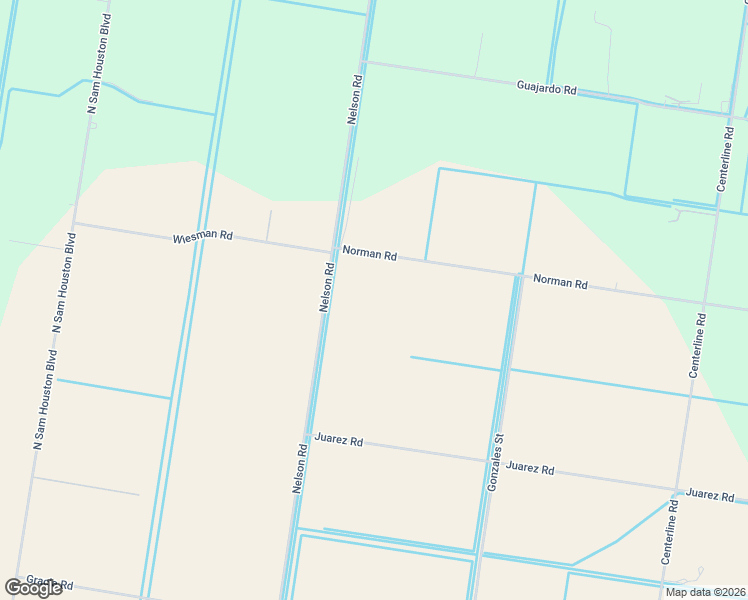 map of restaurants, bars, coffee shops, grocery stores, and more near 29234 Norman Road in Rio Hondo