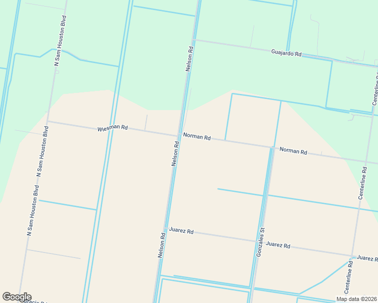 map of restaurants, bars, coffee shops, grocery stores, and more near 29234 Norman Road in Rio Hondo