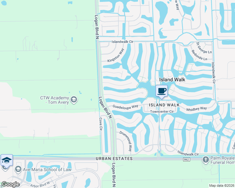 map of restaurants, bars, coffee shops, grocery stores, and more near 5230 Hawkesbury Way in Naples