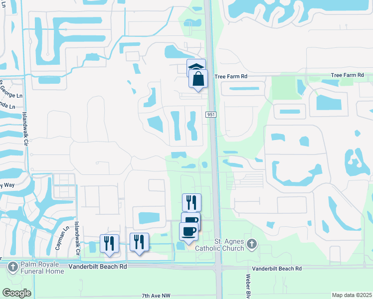map of restaurants, bars, coffee shops, grocery stores, and more near 15088 Summit Place Circle in Naples