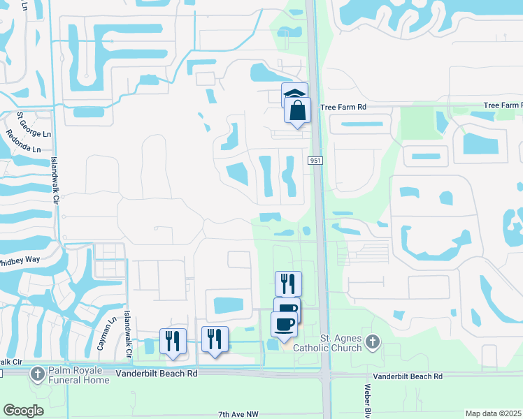 map of restaurants, bars, coffee shops, grocery stores, and more near 15088 Summit Place Circle in Naples