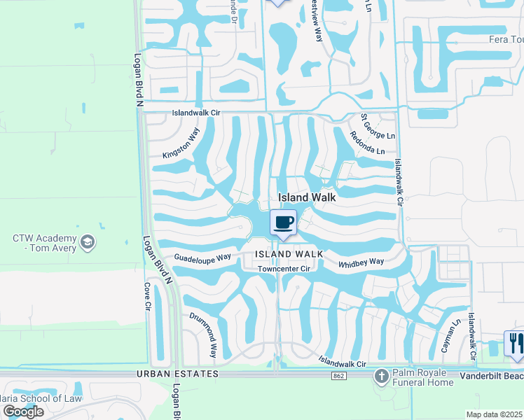 Island Walk Central Loop, Vineyards FL Walk Score