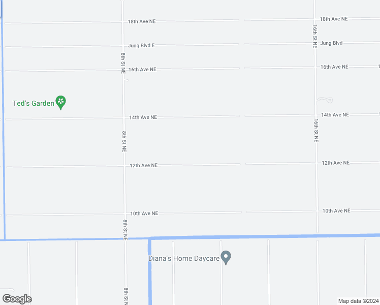map of restaurants, bars, coffee shops, grocery stores, and more near 1061 12th Avenue Northeast in Naples