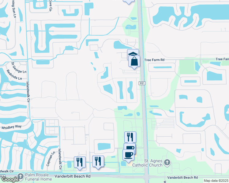 map of restaurants, bars, coffee shops, grocery stores, and more near 15629 Summit Place Circle in Naples