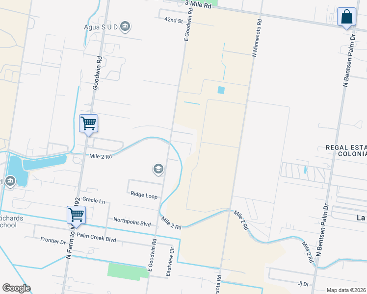 map of restaurants, bars, coffee shops, grocery stores, and more near 32 East Goodwin Road in Mission