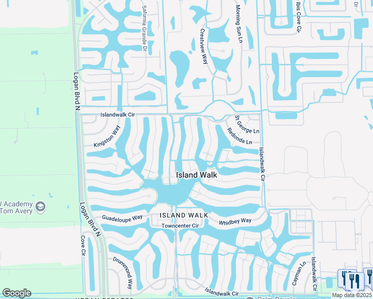 map of restaurants, bars, coffee shops, grocery stores, and more near 4475 Prescott Lane in Naples