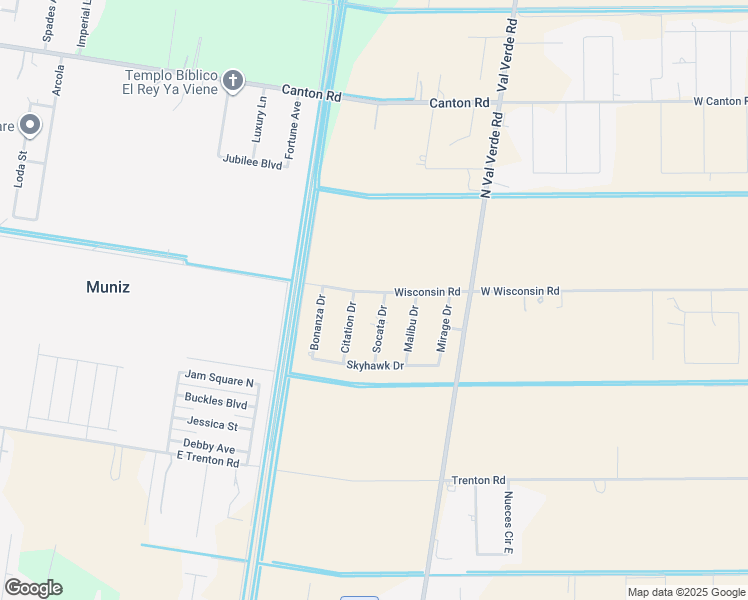 map of restaurants, bars, coffee shops, grocery stores, and more near 3505 Socata Drive in Edinburg