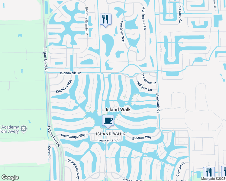 map of restaurants, bars, coffee shops, grocery stores, and more near 4461 Prescott Ln in Naples