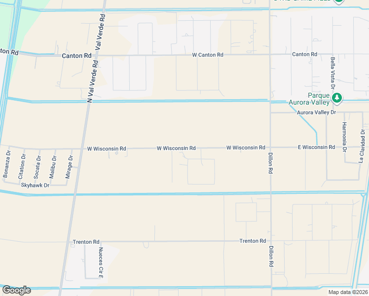 map of restaurants, bars, coffee shops, grocery stores, and more near 374 Verde Circle in Donna